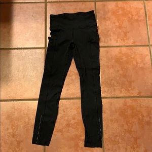 Lululemon Fast and Free Size 2 Black Leggings